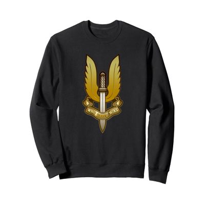 SAS Sweatshirt British Army Special Forces Vintage Emblem Sweatshirt