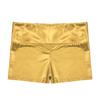 Agoky Kids Girls Metallic Shiny Gymnastics Workout Yoga Dance Sports Shorts Bottoms Gold 12 view 3