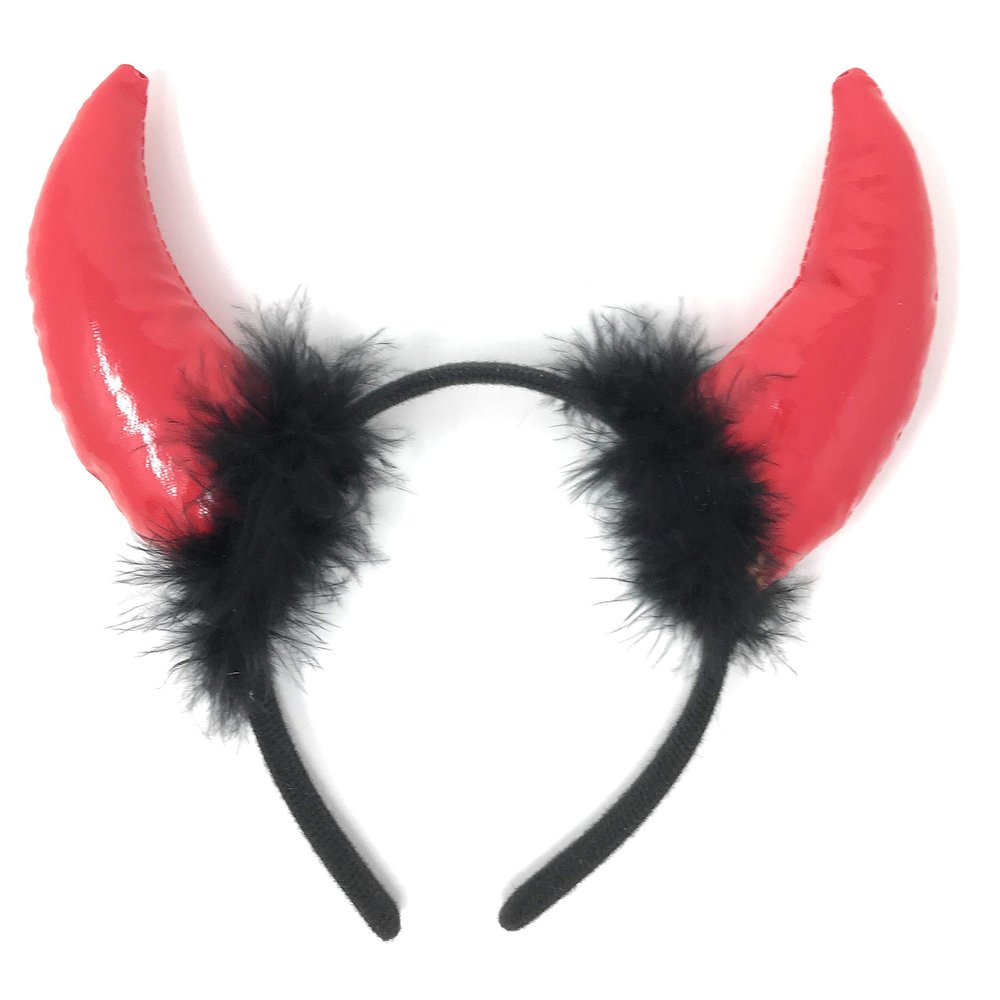 Cinema Secrets Woochie Headbands with Makeup - Professional Quality Halloween Costume Accessories - Devil