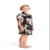 Boy Hawaiian Aloha Shirt in Hibiscus Black Size 14 view 4