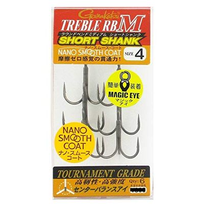 Gamakatsu Treble Hook Rose Treble RB-M Short Shank (NSC) #4