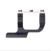 Monstrum Slim Profile Series Offset Cantilever Picatinny Scope Mount | 30 mm Diameter | Black view 2