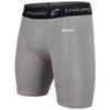 CHAMPRO Polyester/Spandex Compression Short, Adult X-Large, Grey view 1