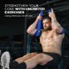 DMoose Ab Straps for Abdominal Muscle Building, Arm Support for Ab Workout, Hanging Ab Straps for Pull Up Bar Attachment, Ab Exercise Gym pullup Equipment for Men Women view 2