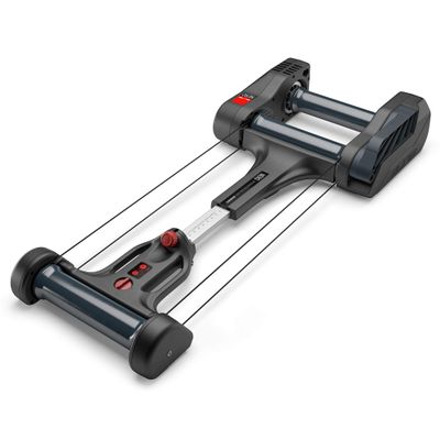 Elite Nero Interactive Roller Smart Bike Trainer with Dual Flywheels, 7% Gradient Simulation, ANT+ & Bluetooth Connectivity, My E-Training 12-Month Subscription, Realistic Indoor Cycling Experience