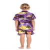 Boy Hawaiian Aloha Shirt in Purple Sunset Size 12 view 2