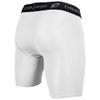 Champro Polyester/Spandex Compression Short, Adult 3X-Large, White view 3