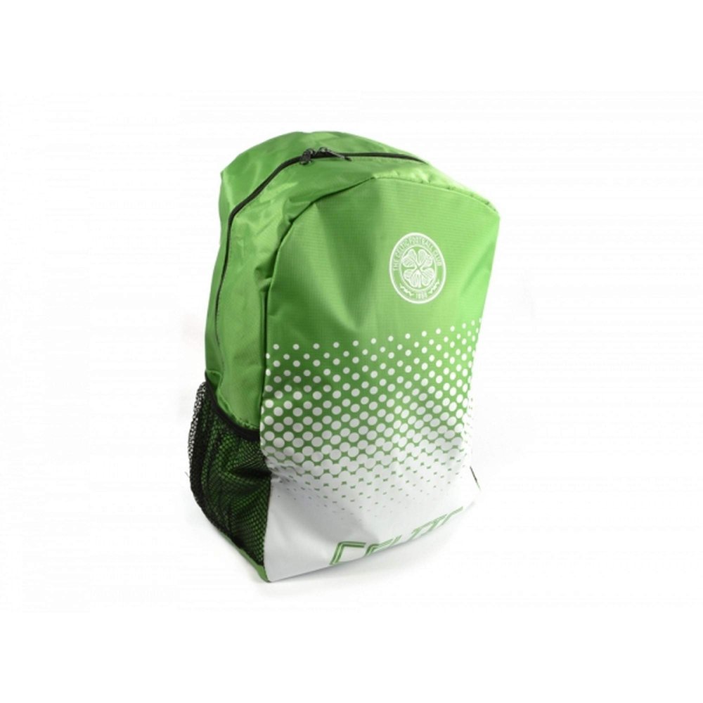 Celtic FC Official Soccer Fade Design Knapsack (One Size) (Green/White)