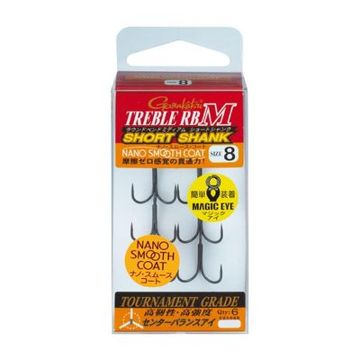 Gamakatsu Treble Hook Rose Treble RB-M Short Shank (NSC) #8