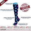QUXIANG Copper Compression Socks for Women & Men Circulation (8 Pairs) - Best for Running Athletic Cycling - 15-20 mmHg (L/XL,Multi 09) view 3