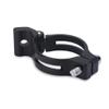 Alomejor Aluminum Alloy Front Derailleur Clamp, Black, 31.8mm/34.9mm, Bike Accessory, Hollow Design, Lightweight, High Strength