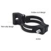 Alomejor Aluminum Alloy Front Derailleur Clamp, Black, 31.8mm/34.9mm, Bike Accessory, Hollow Design, Lightweight, High Strength view 4