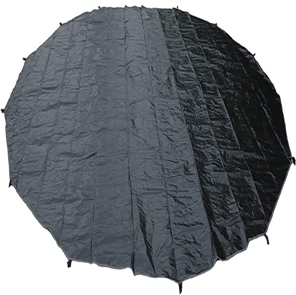 PlayDo 5M/16.4ft Waterproof Cotton Canvas Wall Tent Bell Yurts Tent with Stove Hole for 6-8 Person Camping Hiking Hunting Festival Party (Footprint Tarp)