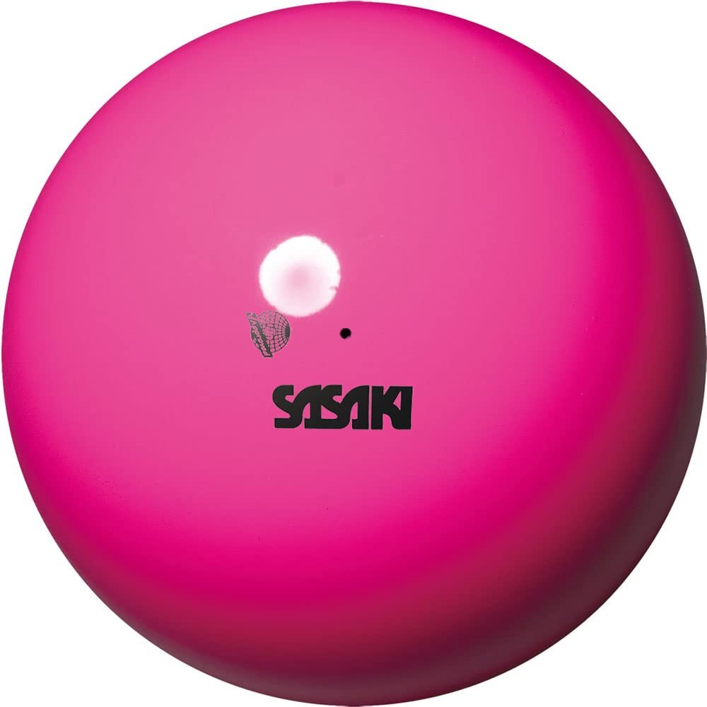 Sasaki M-20A-F P Rhythmic Gymnastics, Hand Tools, Ball, International Gymnastics Federation Certified, Gymster Ball, Diameter 7.3 inches (18.5 cm), (Pink)