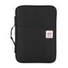 A4 Document Bags Portfolio Handbag, Multifunction Files Organizer Computer Notebook Handbag Storage Zippered Bag Great for Travel School Office(Black) view 1