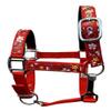 Equitem 2 Ply Nylon Pony Halter with Design Accent (Red) view 1