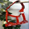 Equitem 2 Ply Nylon Pony Halter with Design Accent (Red) view 2
