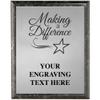 Corporate Plaques - 5 x 7 Making A Difference Etched Recognition Trophy Plaque Award Prime view 1
