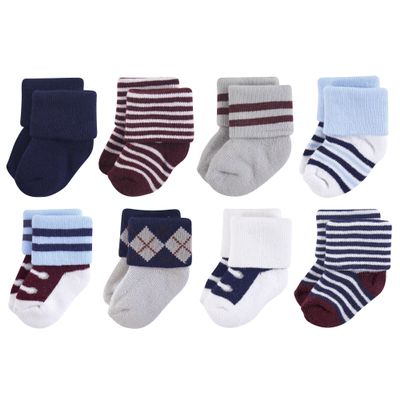 Little Treasure Unisex Baby Newborn Socks, Genius, 6-12 Months