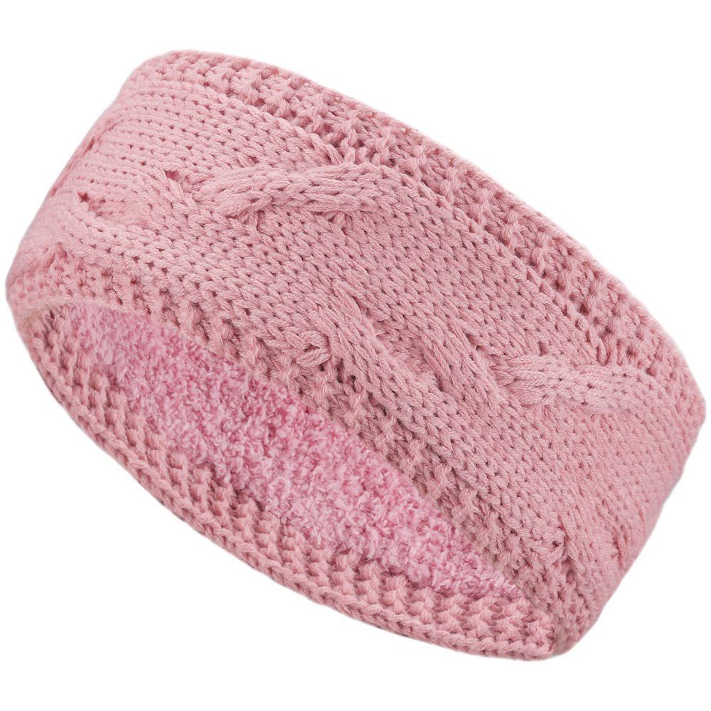 Be Your Own Style BYOS Chic Cold Weather Enhanced Warm Fleece Lined Crochet Knit Stretchy Fit