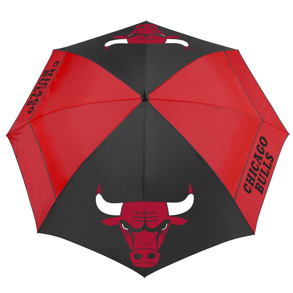 Team Effort NBA Chicago Bulls 62" Windsheer Lite Umbrella62 Windsheer Lite Golf Umbrella, Multi, NA