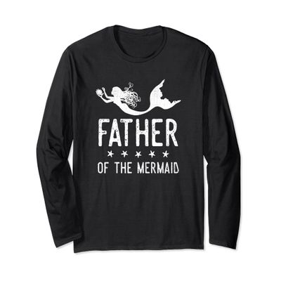 Father of the Mermaid - Merdad Dad Cute LONG SLEEVE