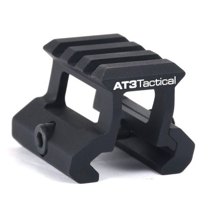 AT3 Tactical PRO-Mount Mini Riser Mount - 0.83 - for RD-50 Red Dot Sight & Any Picatinny/Weaver Scope