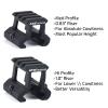 AT3 Tactical PRO-Mount Mini Riser Mount - 0.83 - for RD-50 Red Dot Sight & Any Picatinny/Weaver Scope view 4