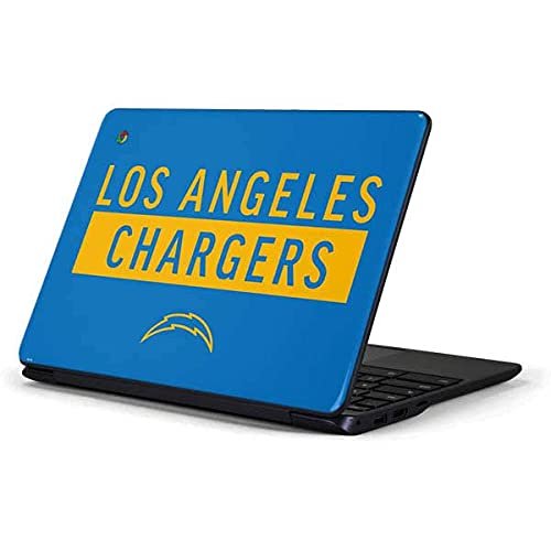 Skinit Decal Laptop Skin Compatible with Samsung Chromebook 3 11.6in 500c13-k01 - Officially Licensed NFL Los Angeles Chargers Blue Performance Series Design