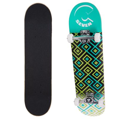 Cal 7 Complete Standard Skateboard 7.5-8-Inch Deck (8" Maze)