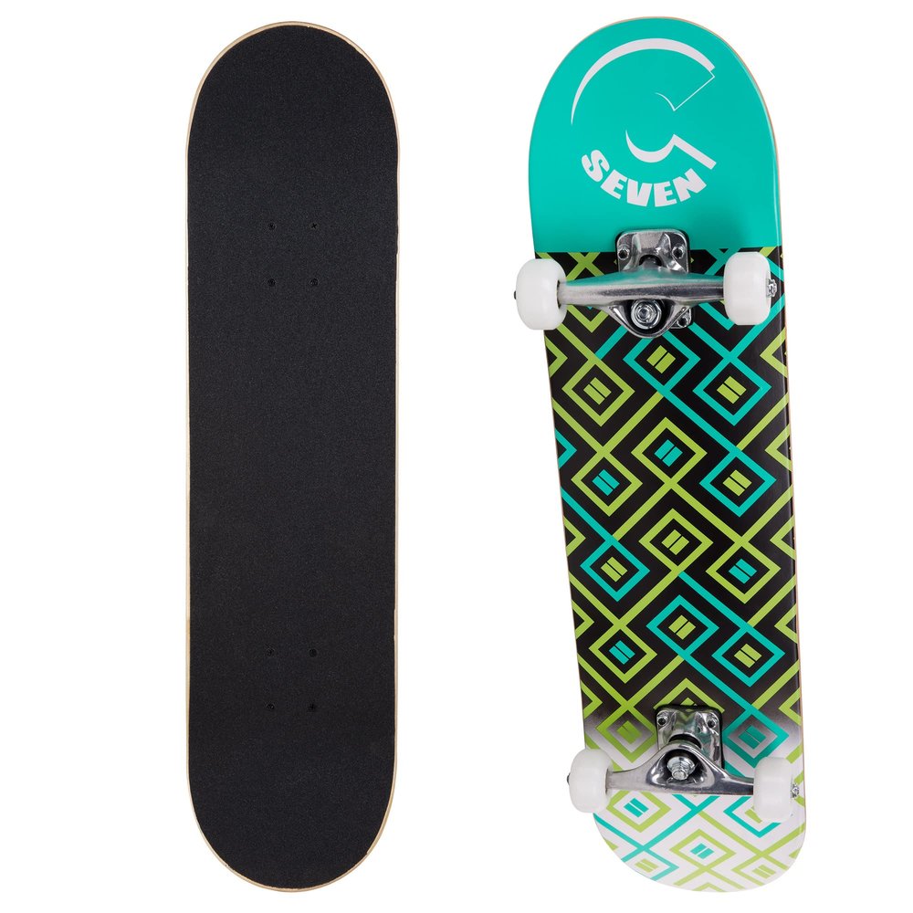 Cal 7 Complete Standard Skateboard 7.5-8-Inch Deck (8" Maze)