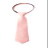 Spring Notion Boys' Solid Color Microfiber Zipper Tie Medium Petal view 1