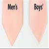 Spring Notion Boys' Solid Color Microfiber Zipper Tie Medium Petal view 3