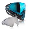Dye i4 Paintball Goggle (Powder Blue with Smoke/Silver Thermal Lens Combo) view 1