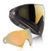 Dye i4 Paintball Goggle (Black/Gold with Faded Bronze Sunrise Thermal Lens Combo) view 1