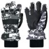 N'Ice Caps Kids Waterproof Winter Thinsulate Warm Gloves (Black/Grey Digital Camo, 9-10 Years) view 1