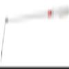 SASAKI M-700G-F W Rhythmic Gymnastics Hand Tool, Ribbon Stick, International Gymnastics Federation Certified, Glass Stick, Length 23.6 inches (60 cm), White view 1