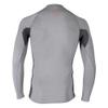 O'NEILL Men's Basic Long Sleeve Premium Rash Guard, Cool Grey Back Cool Grey, XX-Large view 2