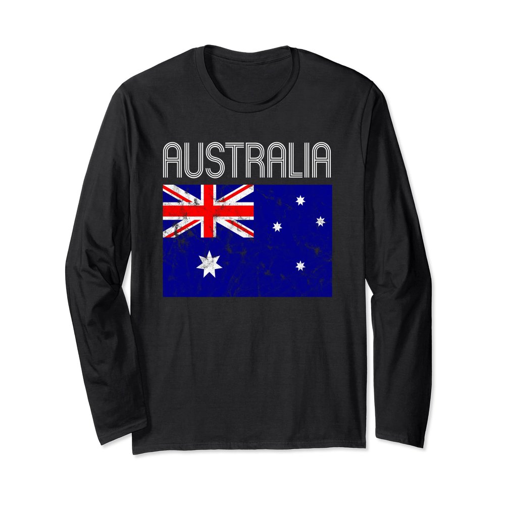 Australian Flag Vintage Australia Soccer Fan Shirt