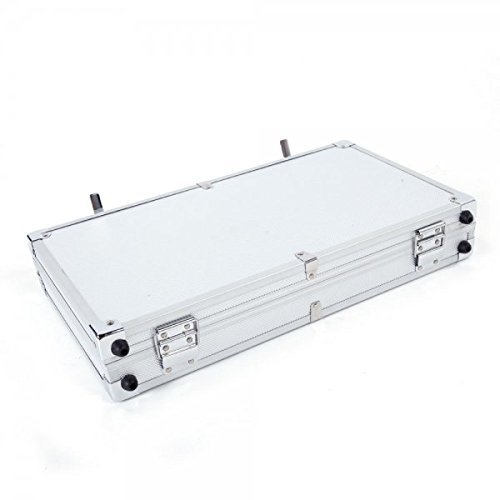 Thxbyebye 45X25X7.5cm Aluminum New Framed Locking Gun Pistol Handgun Lock Box Hard Storage Carry Case