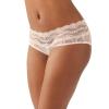 b.tempt'd by Wacoal Women's Lace Kiss Moderate Coverage Hipster Panty, 978282, Rose Smoke, X-Large view 3