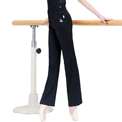 11412603 Girls Jazz Dance Pants Comfortable Breathing Simple Dance Wear Baiwu (S 160, Black)