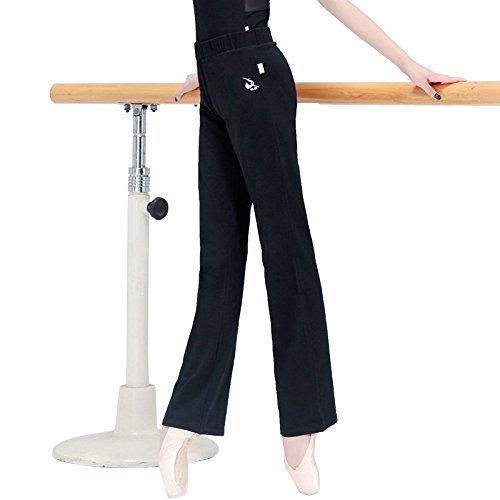 11412603 Girls Jazz Dance Pants Comfortable Breathing Simple Dance Wear Baiwu (S 160, Black)