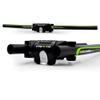 UPANBIKE Bike Folding Handlebar Aluminum Alloy Scooter Handlebar Quick Release Foldable Bar 31.8mm/25.4mm (Black+Green) view 1