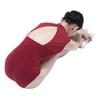 11414118 High Neck Mesh Ballet Leotards (Burgundy, L 170) view 2