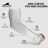 Achiou Arm Sun Sleeves Compression UV Protection Cooling for Men Women Summer Sunblock Basketball Football, Cover Arms Tattoo view 3
