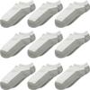 Jefferies Socks Baby Boy's Seamless Sport Low Cut 9-Pack (Infant/Toddler/Little Kid/Big Kid/Adult) White/Grey LG (Women's Shoe 6-9, Men's Shoe 4-7) view 1