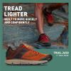 Danner Trail 2650 Hiking Shoes for Men - Durable Suede, Lightweight Textile with Breathable Mesh Lining, Ortholite Footbed, & Vibram Traction Outsole, Brown/Red - 8.5 D view 2