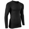 Champro Long Sleeve Compression Shirt - Polyester/Spandex, Adult Large, Black view 2