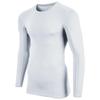 Champro Long Sleeve Compression Shirt - Polyester/Spandex, Adult Large, White view 1